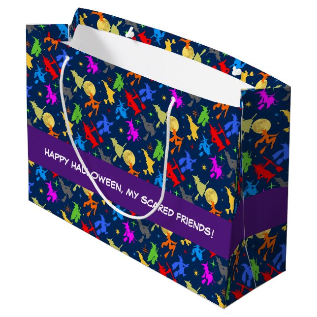 Färgfläckar under flygning. Halloween Mönster (Baksidan Vinklad)