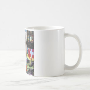 Färgfläckat Bilder från Schweiz av Celeste Sheffey Kaffemugg