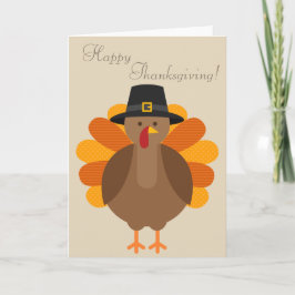Färgfläckat Turkiet | Thanksgiving-kort Helgkort