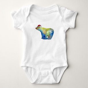 Färgfläcken Baby Jersey Bodykostym, vit T-shirt