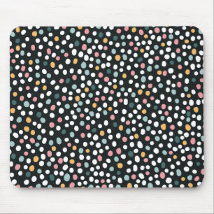 Färgfläckfri polka dots Pastel Mönster Musmatta