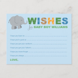 Färgfläckig blå Önskemål för Pojke-jungeldjur