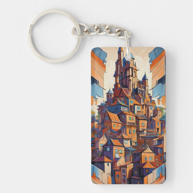 Färgfläckig Byggnad (Framsidan)