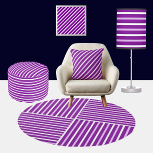 Färgfläckig Cute Rand Mönster Kudde