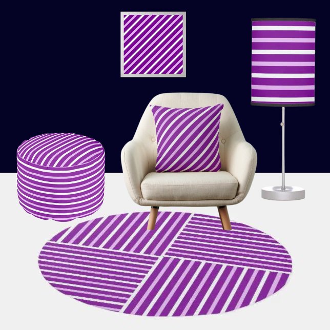 Färgfläckig Cute Rand Mönster Kudde (Skapare uppladdad)