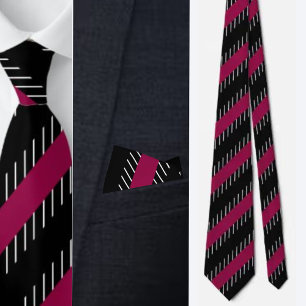 Färgfläckig Cute Rand Mönster Neck Tie Slips