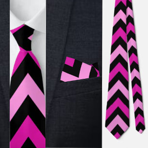 Färgfläckig Cute Rand Mönster Neck Tie Slips