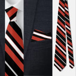 Färgfläckig Cute Rand Mönster Neck Tie Slips<br><div class="desc">Färgfull Cute Rand Mönster-nackslips.</div>