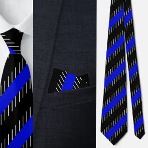 Färgfläckig Cute Rand Mönster Neck Tie Slips