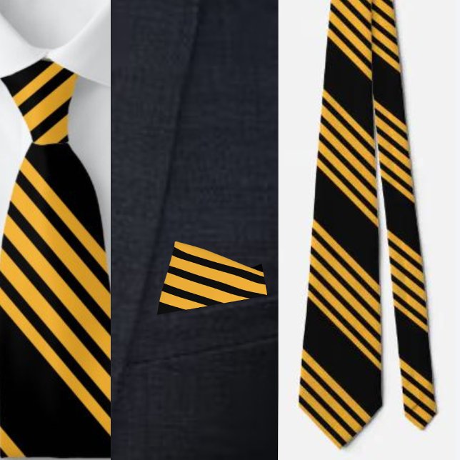 Färgfläckig Cute Rand Mönster Neck Tie Slips (Skapare uppladdad)