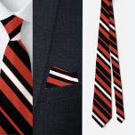 Färgfläckig Cute Rand Mönster Neck Tie Slips<br><div class="desc">Färgfull Cute Rand Mönster-nackslips.</div>