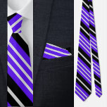 Färgfläckig Cute Rand Mönster Neck Tie Slips<br><div class="desc">Färgfull Cute Rand Mönster-nackslips.</div>