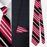 Färgfläckig Cute Rand Mönster Neck Tie Slips<br><div class="desc">Färgfull Cute Rand Mönster-nackslips.</div>