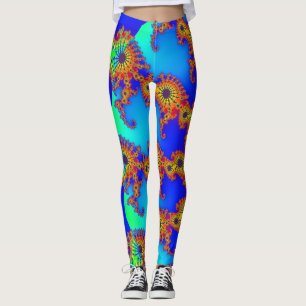 Färgfläckig fak 120717 leggings