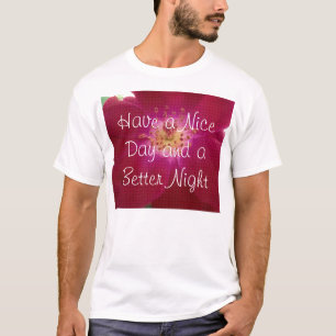 Färgfläckig Färg-design för Röd ros Petals T Shirt