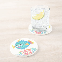 Färgfläckig fisksandsten Underlägg