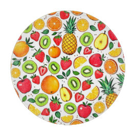 Färgfläckig frukt i Mönster