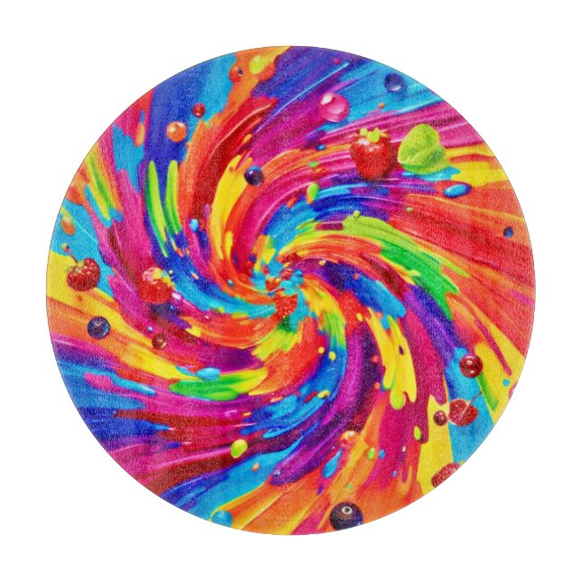 Färgfläckig frukt, vortex (Framsidan)
