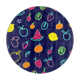 Färgfläckig fruktfantasisk design