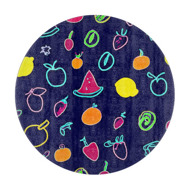 Färgfläckig fruktfantasisk design (Framsidan)