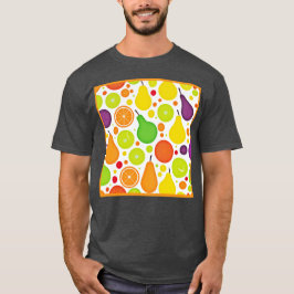 Färgfläckig fruktsam vibrance Mönster Art T Shirt
