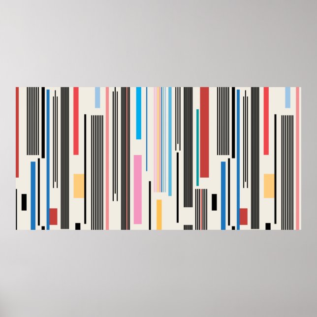 Färgfläckig grafik mönster från olika rand poster (Framsidan)