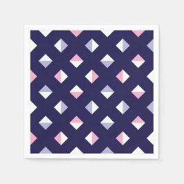 Färgfläckig grammofon Seamless Mönster Pappersservett