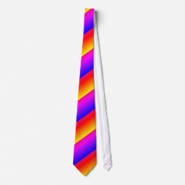 Färgfläckig hals Tie Rainbow Färg Slips