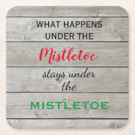 Färgfläckig Helgdag Underlägg Papper Kvadrat