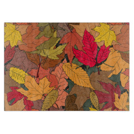 Färgfläckig höst löv