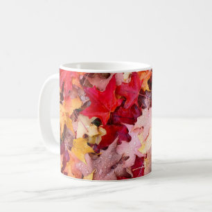 Färgfläckig Höst löv Kaffemugg