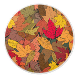 Färgfläckig höst löv knopp