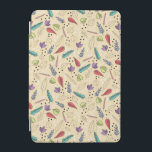 Färgfläckig höst Löv Medley iPad Mini Skydd<br><div class="desc">Vitaktigt sömlöst mönster med handdragen höst löv i rött,  grönt,  lila och blått på en mjuk beige bakgrund. Den lekande designen innehåller punkter och skiss-stil-detaljer.</div>