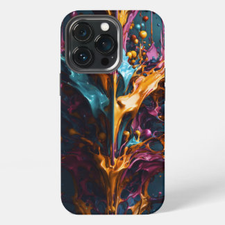 Färgfläckig iphone case
