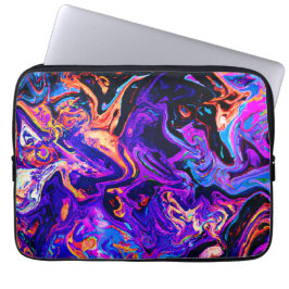 Färgfläckig konstnärlig Mönster Laptop Fodral