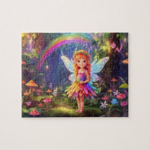 Färgfläckig kute Fairy Pussel