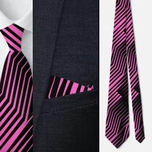 Färgfläckig kute Geometric Mönster Necktie Slips