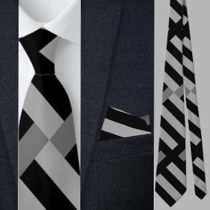 Färgfläckig kute Geometric Mönster Necktie Slips