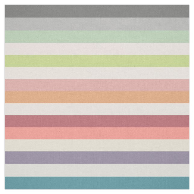 Färgfläckig Linjer | Matchande Blommönster Tyg (Provkarta)