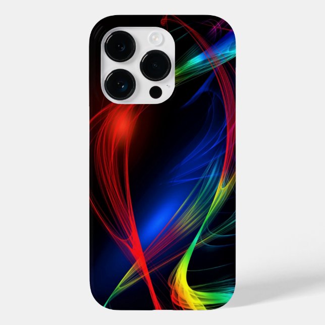 Färgfläckig Ljus iphone case (Baksida)