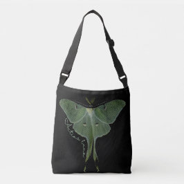 Färgfläckig Luna Moth Axelväska