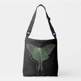 Färgfläckig Luna Moth Axelväska