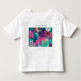 Färgfläckig marin Mönster Sea Life Starfish Sjögrä T Shirt