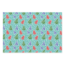 Färgfläckig modern abstrakt Julgranar helgdag