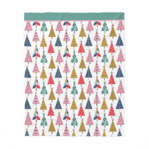 Färgfläckig modern Helgdag Träd Mönster