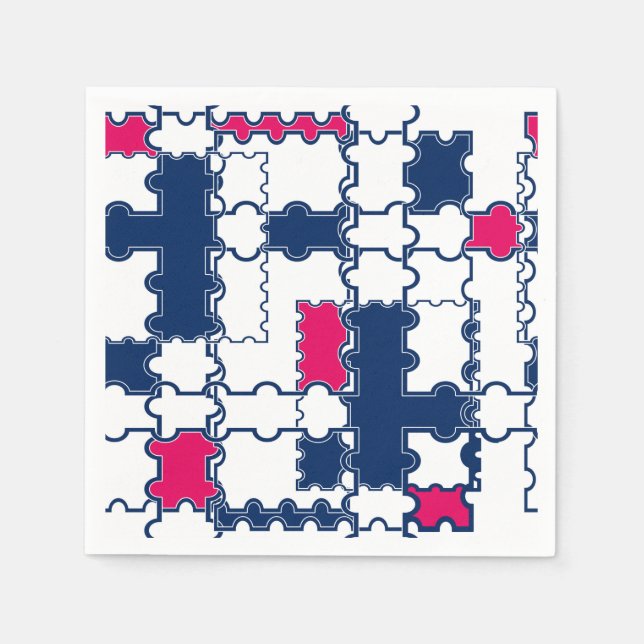 Färgfläckig mönster, elegant pappersservett (Framsidan)