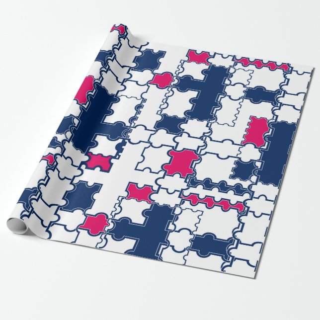 Färgfläckig mönster, elegant presentpapper (Utrullad)