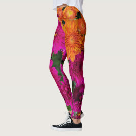 Färgfläckig morsa leggings