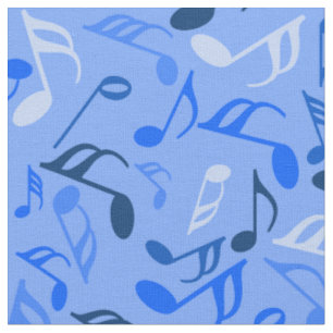 Färgfläckig Musik noter Tyg