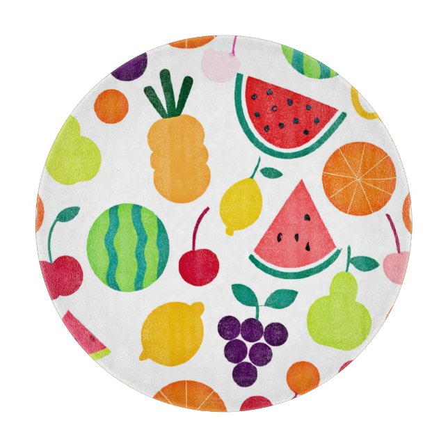 Färgfläckig neon Fruit Fiesta (Framsidan)